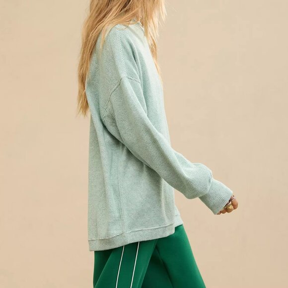 Aerie Getaway Waffle Sweatshirt - Picture 4 of 6